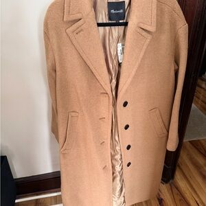 Madewell Alonzo Coat Camel